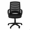 Homeroots 37.75 in. FoamMDFPolypropylene & Metal Multi-Position Office Chair 333420